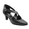 SCARPA DONNA DA BALLO PEDULLA' ART. 75 MOD. CUCCARINI NERO TACCO 5 CM