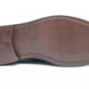 MOCASSINO UOMO CON NAPPINE IN PELLE DI VITELLO SPAZZOLATO BORDEAUX - BLU - NERO ,SUOLA IN DOPPIO CUOIO ART.313