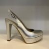 SCARPA DONNA PEDULLA' ARGENTO-PLATINO-ROSE GOLD art.843 t.10